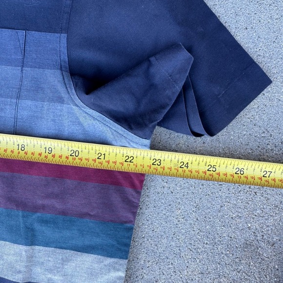 Original Penguin Men Slim Fit Striped Short Sleeve Button Up Shirt XL - Picture 4 of 8